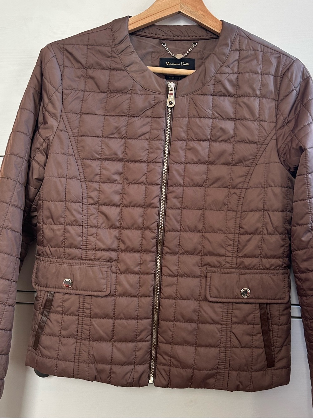 Massimo Dutti Quilted Zip Jacket